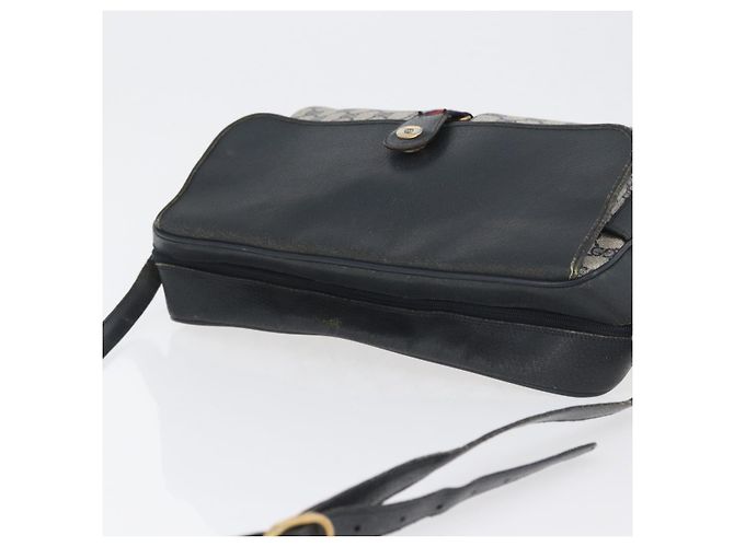Borsa a Spalla Gucci GG Supreme Sherry Line PVC Blu Navy Oro 904 02 084 Auth 170766 D'oro - vista 7