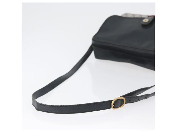 Borsa a Spalla Gucci GG Supreme Sherry Line PVC Blu Navy Oro 904 02 084 Auth 170766 D'oro - vista 8