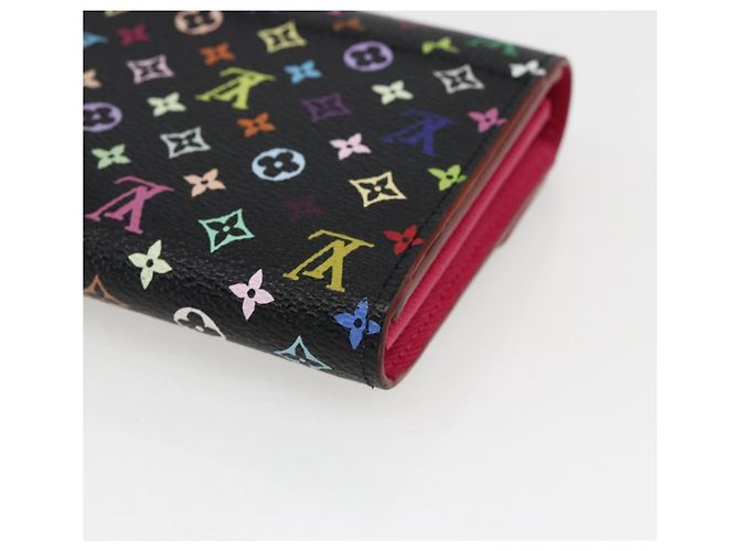 LOUIS VUITTON Multicolor Portefeiulle Sarah Wallet Black M60668 LV Auth 165955V - view 15