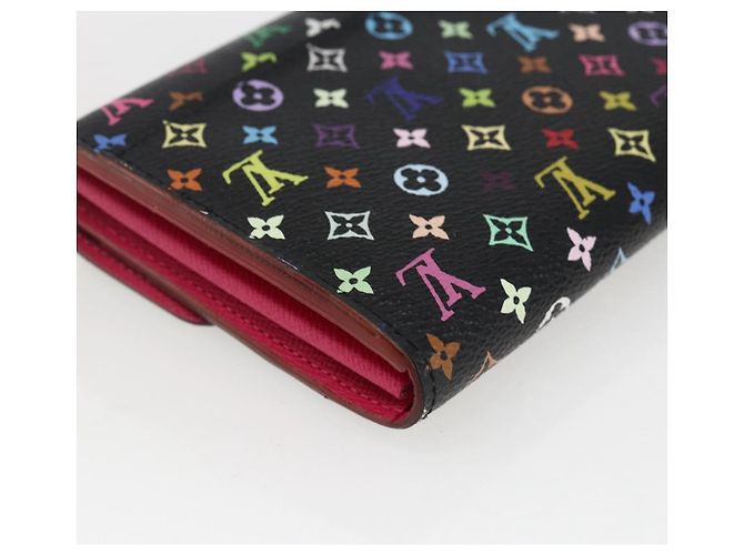 LOUIS VUITTON Multicolor Portefeiulle Sarah Wallet Black M60668 LV Auth 165955V - view 16