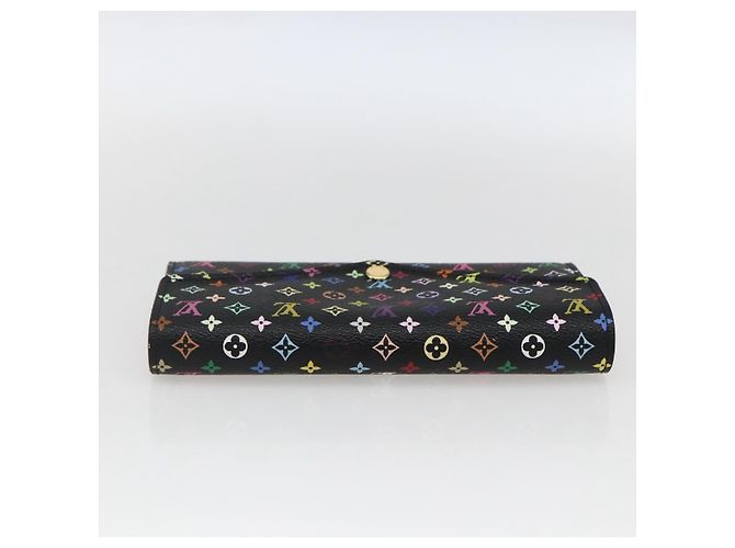 LOUIS VUITTON Multicolor Portefeiulle Sarah Wallet Black M60668 LV Auth 165955V - view 5