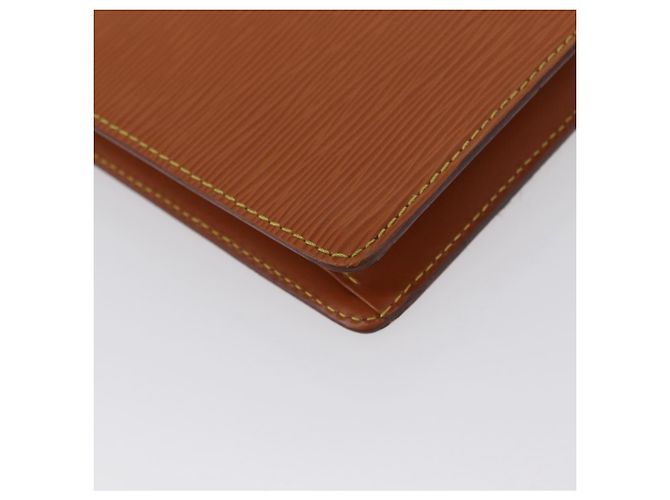 LOUIS VUITTON Pochette Uomo Epi Borsa Marrone Zipangu Oro M52528 LV Auth LNZ226 - vista 15