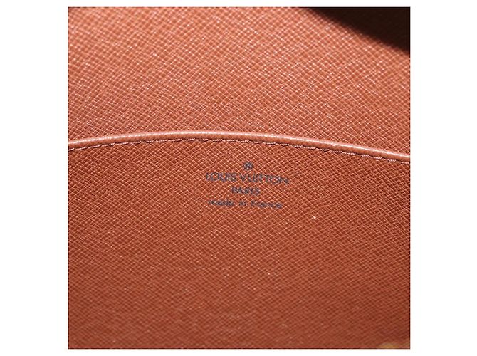 LOUIS VUITTON Pochette Uomo Epi Borsa Marrone Zipangu Oro M52528 LV Auth LNZ226 - vista 9