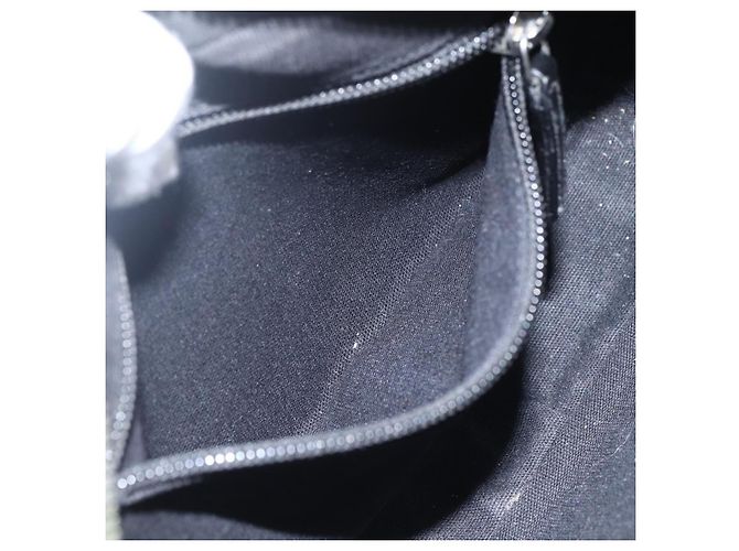 Borsa a mano in pelle nera e argento Salvatore Ferragamo Auth ka2510 Nero - vista 20