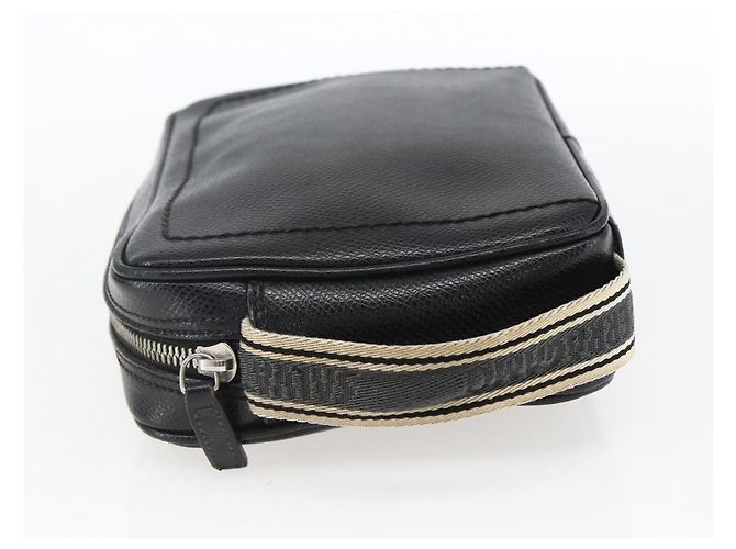 Borsa a mano in pelle nera e argento Salvatore Ferragamo Auth ka2510 Nero - vista 3