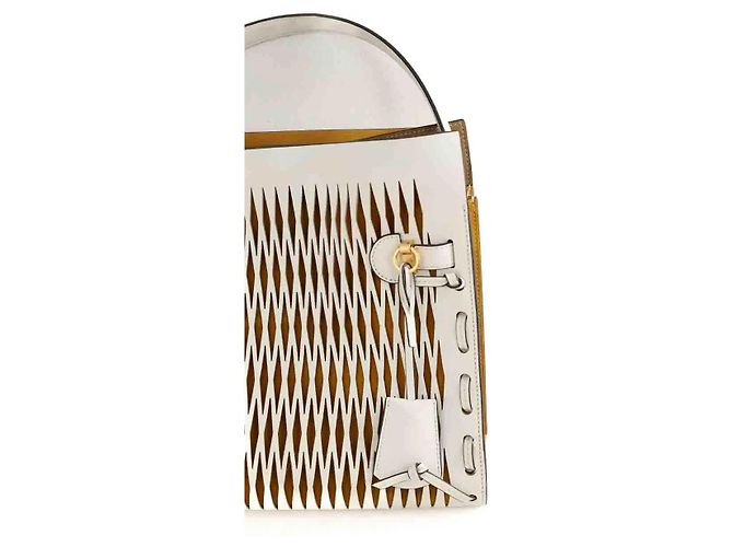 Tory Burch Lee Radziwill Petite Handtasche aus Kamel-Leder - Ansicht 2