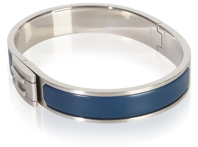 Kelly Pulseira Hermès Matte Jet em Azul Biarritz - vista 3