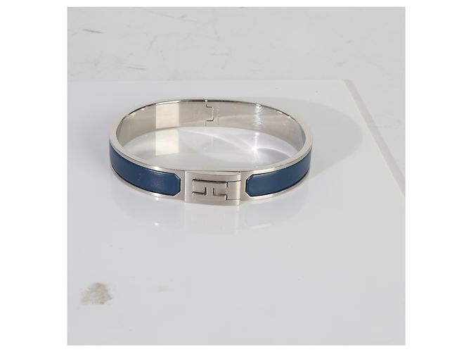 Kelly Pulseira Hermès Matte Jet em Azul Biarritz - vista 6