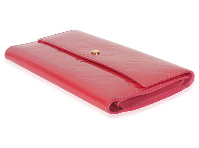 Portafoglio Sarah Monogram Vernis Rose Pop di Louis Vuitton Rosa - vista 6