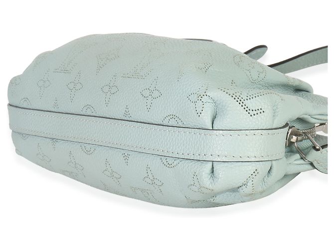 Pochette Mini Scala Monogram Mahina Verde Lagon Louis Vuitton Blu - vista 6
