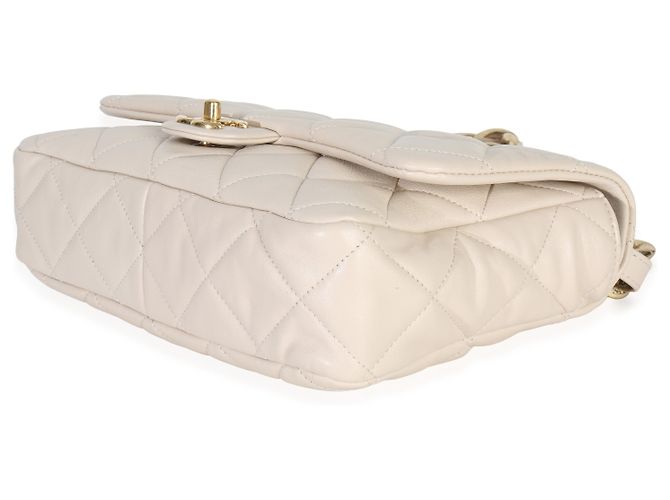Timeless Chanel Beiger, gestepptes Lammleder, große Funky Town Umhängetasche - Ansicht 6