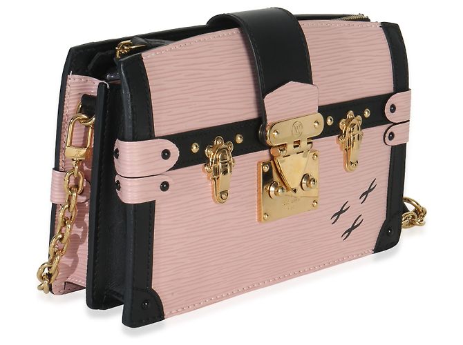 Borsa a mano Louis Vuitton Rose Ballerine Epi Trunk Clutch Rosa - vista 3
