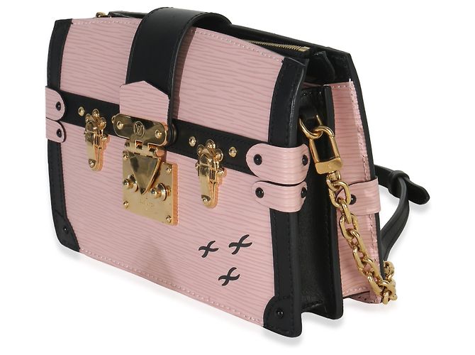 Borsa a mano Louis Vuitton Rose Ballerine Epi Trunk Clutch Rosa - vista 4