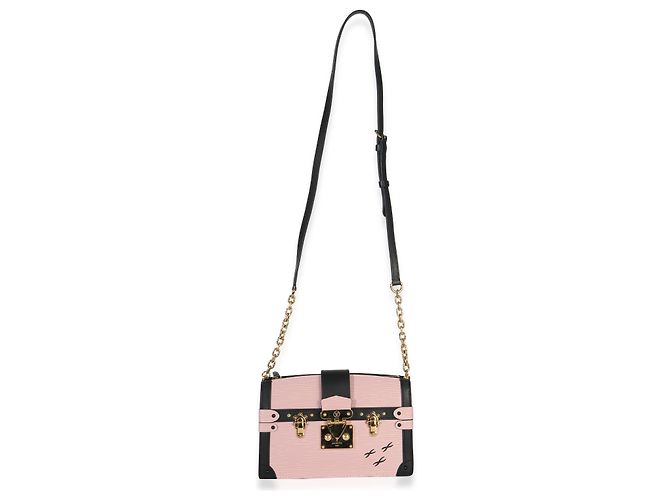Borsa a mano Louis Vuitton Rose Ballerine Epi Trunk Clutch Rosa - vista 5