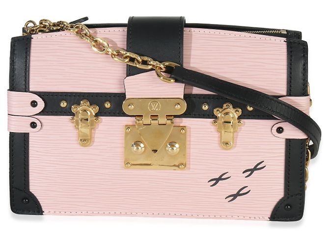 Borsa a mano Louis Vuitton Rose Ballerine Epi Trunk Clutch Rosa - vista 8