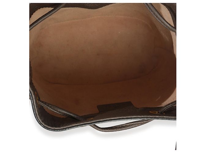 Borsa mini bucket Ophidia in tela GG Supreme beige di Gucci - vista 5