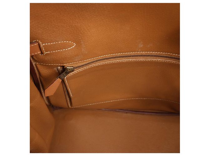 Haut à courroies Hermès HERMES Haut A Courroies 32 Bolso de Vaca Marrón Y:1995 Castaño - vista 14