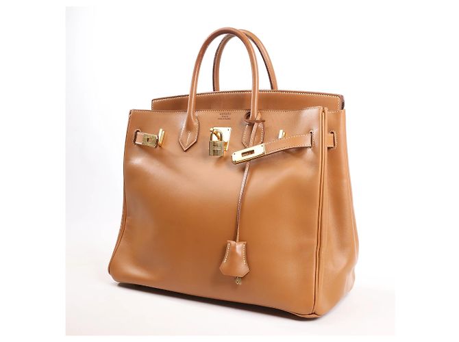 Haut à courroies Hermès HERMES Haut A Courroies 32 Bolso de Vaca Marrón Y:1995 Castaño - vista 15