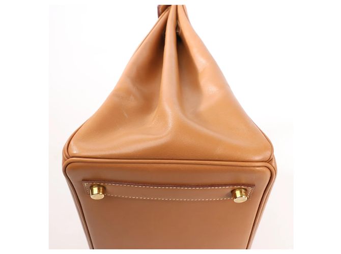 Haut à courroies Hermès HERMES Haut A Courroies 32 Bolso de Vaca Marrón Y:1995 Castaño - vista 7