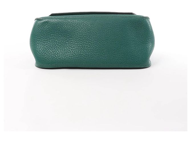 Borsa a tracolla Hermès Jypsiere 28 in Taurillon Clémence verde Q 2013 - vista 8
