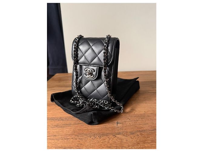 Mini Tasche Timeless Chanel Schwarz - Ansicht 2