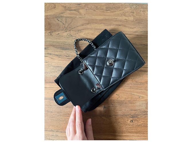 Mini Tasche Timeless Chanel Schwarz - Ansicht 4