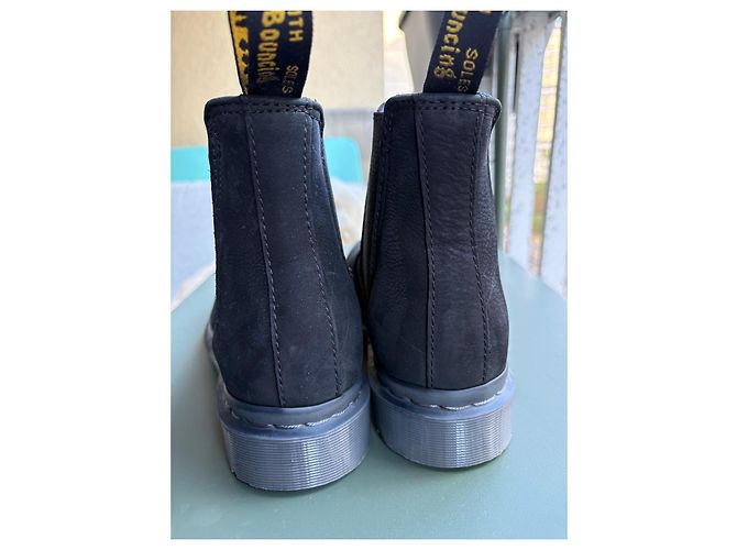 Dr. Martens Black Nubuck Chelsea Boots - view 5