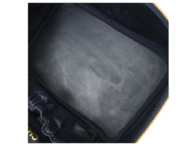Timeless Beauty case vintage senza tempo Chanel in denim piccolo Blu - vista 3