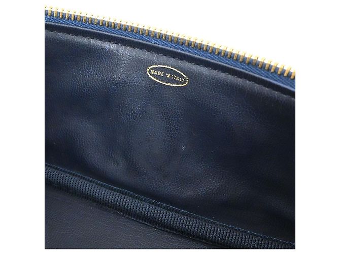Timeless Beauty case vintage senza tempo Chanel in denim piccolo Blu - vista 4