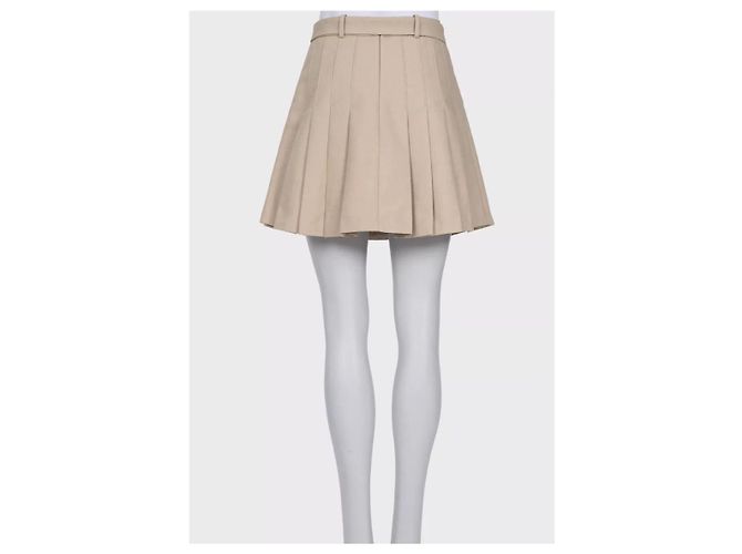 Beige plissierte Rock Maje - Ansicht 2