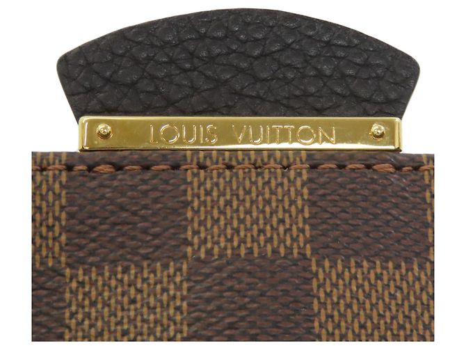 Borsa Brittany Louis Vuitton in Tela Damier Damier ebene - vista 7
