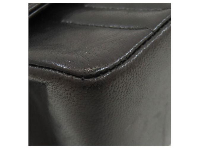 Chanel Mademoiselle Schultertasche mit Kette Schwarz - Ansicht 23
