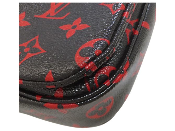 Borsa Louis Vuitton Pochette Metis MM Enfla Rouge - vista 22