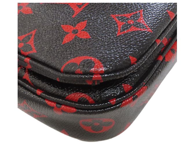 Borsa Louis Vuitton Pochette Metis MM Enfla Rouge - vista 23