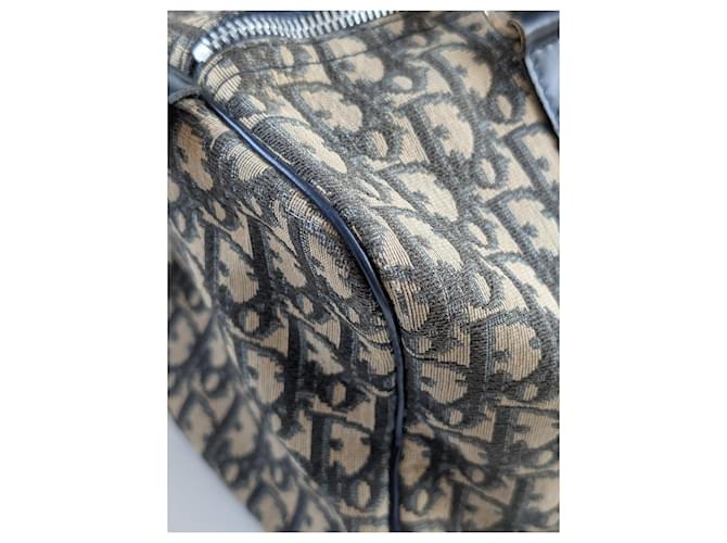 Borsa da Bowling Dior Monogram Marrone Blu scuro - vista 10