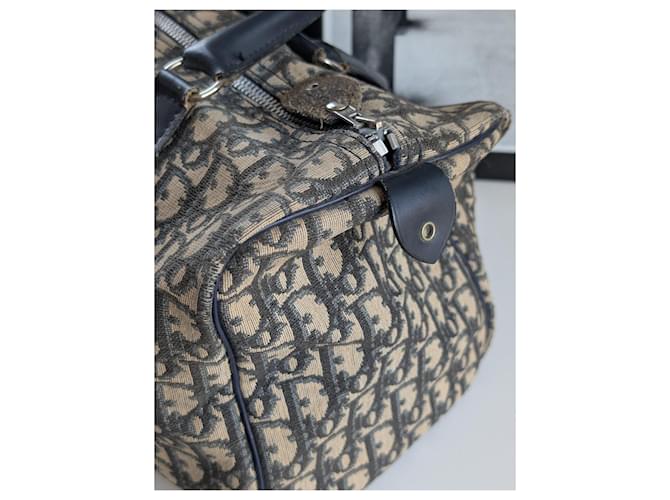 Borsa da Bowling Dior Monogram Marrone Blu scuro - vista 11