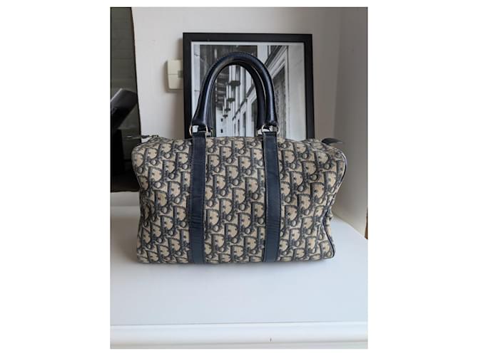 Borsa da Bowling Dior Monogram Marrone Blu scuro - vista 5
