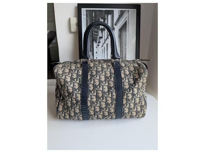 Borsa da Bowling Dior Monogram Marrone Blu scuro - vista 7