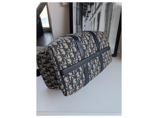 Borsa da Bowling Dior Monogram Marrone Blu scuro - vista 8