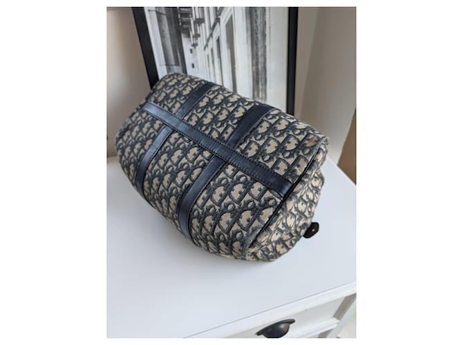 Borsa da Bowling Dior Monogram Marrone Blu scuro - vista 9