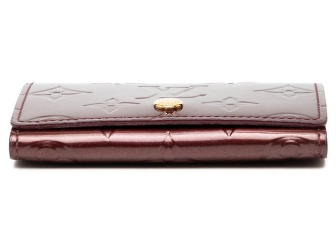 Louis Vuitton Monogram Vernis Envelope Card Case Red Purple - view 3
