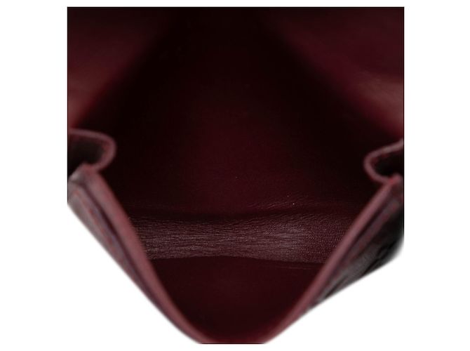 Louis Vuitton Monogram Vernis Envelope Card Case Red Purple - view 4