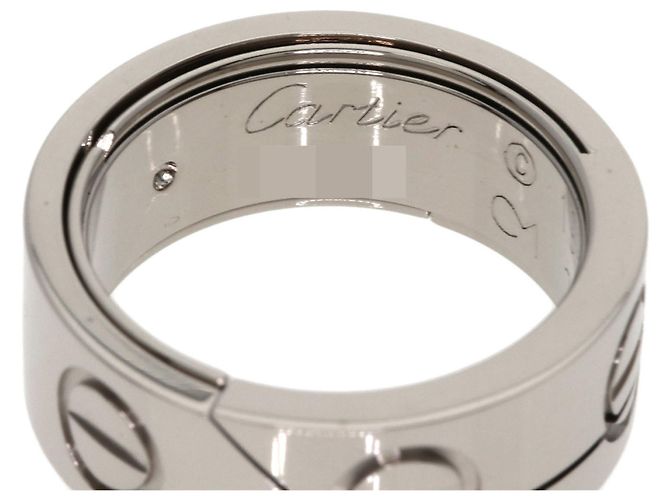 Anello Astro Love Cartier in oro bianco 18K - vista 6