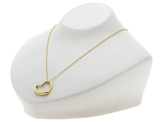 Collana Open Heart in Oro Giallo 18K di Tiffany & Co. - vista 4