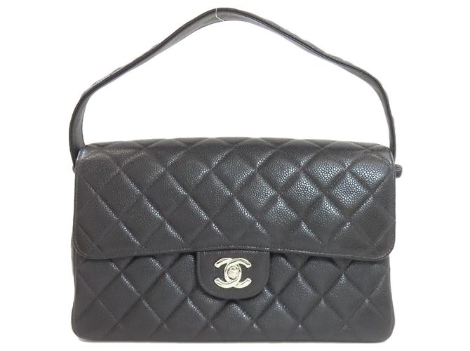 Borsa a Mano Chanel Matelassé Double-Face Nero - vista 2