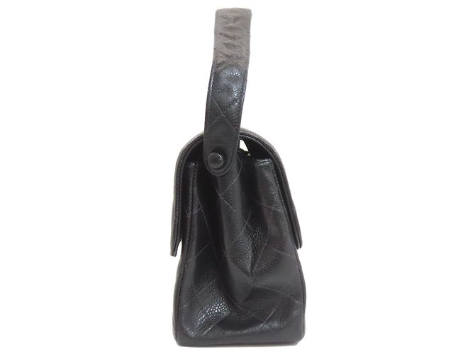 Borsa a Mano Chanel Matelassé Double-Face Nero - vista 3
