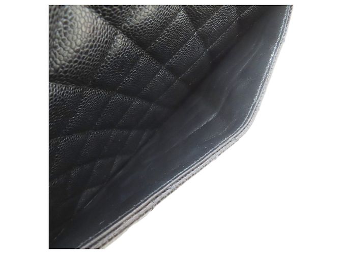 Chanel Matelassé Tote Bag mit silberner Hardware Schwarz - Ansicht 13