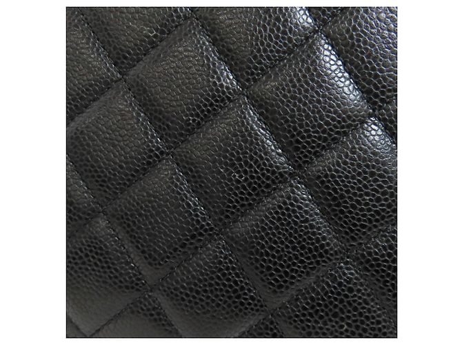 Chanel Matelassé Tote Bag mit silberner Hardware Schwarz - Ansicht 14
