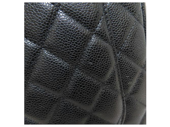 Chanel Matelassé Tote Bag mit silberner Hardware Schwarz - Ansicht 15