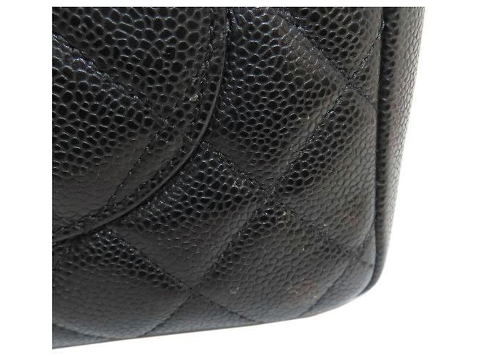 Chanel Matelassé Tote Bag mit silberner Hardware Schwarz - Ansicht 16